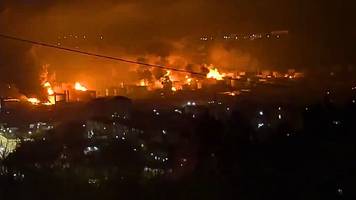 Ukraine-Angriff auf russisches Öldepot in Krasnodar: Riesiges Flammenmeer