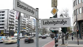peinliche schilder-panne behoben: leibnizstraße heißt wieder leibnizstraße