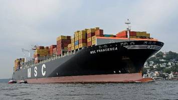 kanonen reißen loch in die bordwand: iran bringt msc-frachter in seine gewalt