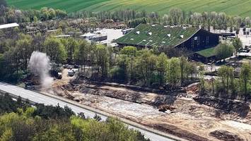 panzerfaustkopf in marmstorf gesprengt: a7 für 20 minuten voll gesperrt