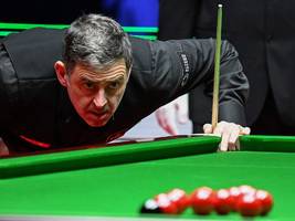 snooker-wm: der rostige ronnie hat es noch drauf