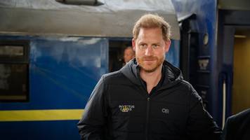 Geheimer Nachtzug: Prinz Harry reist erneut in die Ukraine