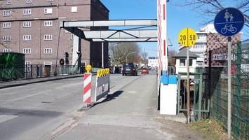 b431 für einen tag halb gesperrt: staugefahr wegen brückenarbeiten