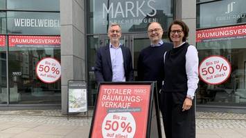 marks einrichtungen schließt: räumungsverkauf startet in den endspurt