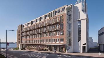 Wohnen mit Elbblick: Büros in historischem Haus werden zu 34 Wohnungen