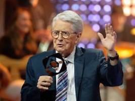 Schöpfer von Wetten, dass..?: Grimme-Jury ehrt den großen Frank Elstner