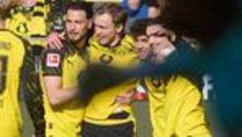 Fußball-Bundesliga: HOLD !!! BVB jubelt im Jubiläumsspiel: Champions League fix