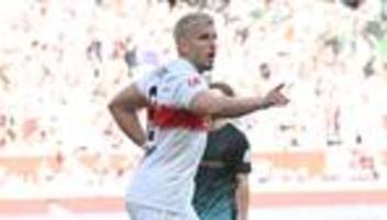 Fußball-Bundesliga: Pokal-Finalist VfB lässt Punkte gegen Werder liegen