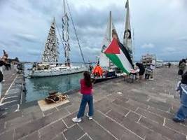 auch greenpeace dabei: neue gaza-hilfsflotte von sizilien aus in see gestochen