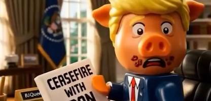 iran: satirische clips im lego-stil zielen auf donald trump