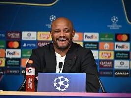 Bayern-Coach gesperrt: Kompany witzelt vor PSG-Kracher über kuriosen Kabinen-Schmuggel-Trick