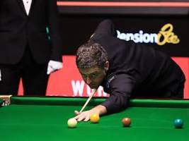 klar geführt, bitteres ende: snooker-gigant o'sullivan verliert wm-krimi dramatisch