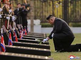 Nordkorea eröffnet Denkmal: Kim will Russlands heiligen Krieg gegen Ukraine weiter unterstützen