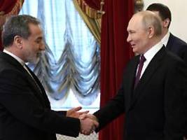 teheran erhält unterstützung: putin stellt sich hinter tapferen und heldenhaften kampf des iran