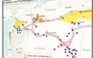 syrien: konflikte und flüchtlingsströme in nordsyrien