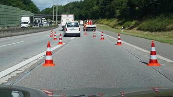 a23 fünf tage gesperrt: baustelle sorgt für massive staugefahr nach norden