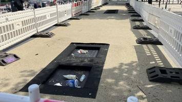 Trampoline am Jungfernstieg sollen künftig geschützt werden – für 8000 Euro