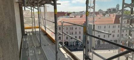 sanierung des perlachturms: ein blick hinter die baustelle