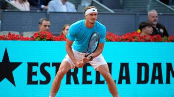 atp masters madrid: zverev gegen mensik im liveticker