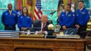 Nach Mondmission: US-Präsident Trump empfängt Artemis-Astronauten