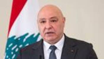 joseph aoun: libanon knüpft gespräche mit israel an einhaltung der waffenruhe