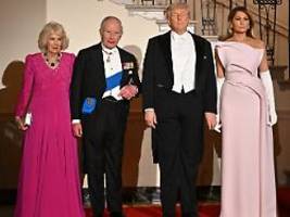 edles dinner im weißen haus: könig charles sorgt bei staatsbankett für lacher