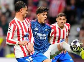remis bei atlético madrid : unbesiegbares arsenal bringt sich für cl-finale in stellung