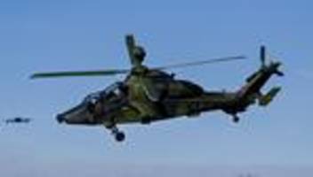 Übung: bundeswehr übt wieder nachtflüge mit kampfhubschraubern