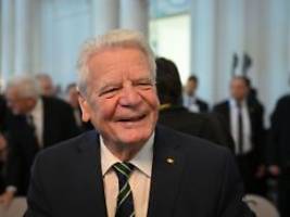 koalition aller gegner der afd: gauck: cdu muss im ernstfall auch mit der linken regieren