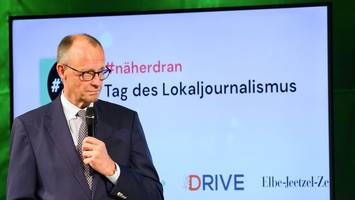 friedrich merz in salzwedel: nur einmal wird der kanzler etwas lauter