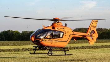 Motorradfahrer schwer verunglückt: Rettungshubschrauber im Einsatz