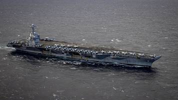 weltgrößter flugzeugträger uss „ford“ verlässt den nahen osten