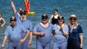 1. Mai in MV: Hartgesottene eröffnen Badesaison in Binz