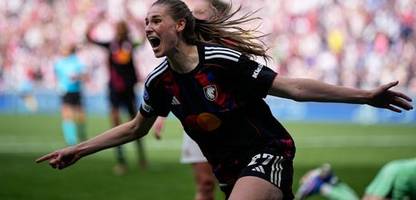 champions league der frauen: jule brand schießt olympique lyon ins finale