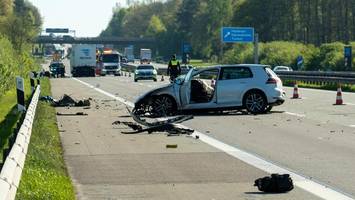 zwei schwere unfälle am morgen – a1 im hamburger süden voll gesperrt