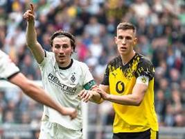 Später Sieg im Borussia-Park: Gladbach tütet Klassenerhalt gegen schwachen BVB ein