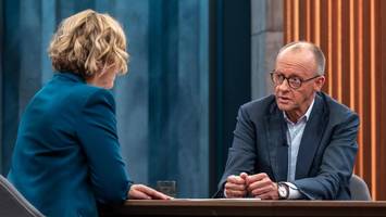 Kanzler Merz bei „Miosga“: „Habe keine Vollmacht, die CDU umzubringen“