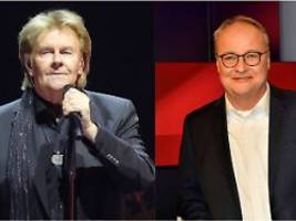 versöhnung nach urin-witz: howard carpendale lädt oliver welke auf sein konzert ein