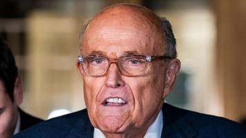 Trump-Gefährte Giuliani: 81-Jähriger in kritischem Zustand in Klinik
