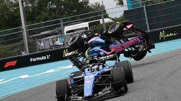 formel-1-star pierre gasly überschlägt sich in miami: erschreckend und gruselig