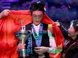 weltmeister wu wohl unbefleckt: der dunkle schatten über chinas machtübernahme im snooker