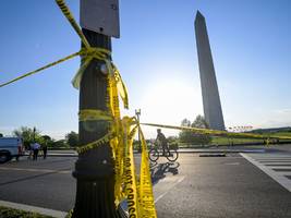USA: Secret Service schießt bewaffneten Mann mitten in Washington an