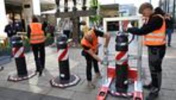 sicherheitskonzept: stadt leipzig stellt nach mutmaßlicher amokfahrt neue poller auf