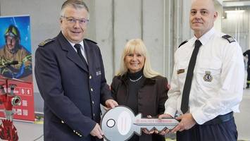 Berliner Feuerwehr eröffnet neue Wache: Erster Alarm nach zwei Minuten