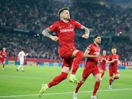 Rot, Traumtor, spätes Zittern: SC Freiburg zieht erstmals ins Finale der Europa League ein
