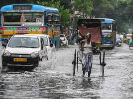 Rikschaläufer in Indien: Mit vollem Einsatz bei jedem Wetter