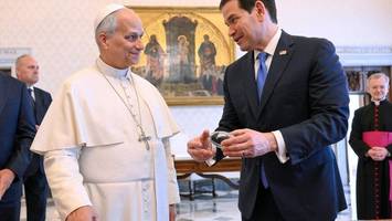 nach offenem streit mit dem papst: katholik rubio zu besuch in rom