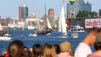 Sonne satt zur Einlaufparade beim Hafengeburtstag – und es wird noch besser