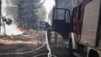 Krieg in der Ukraine: Großer Waldbrand in Tschernobylsperrzone nach Drohnenabsturz