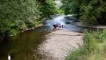 Thüringen: Niedrigwasser in der Schmalwasser-Talsperre mit Folgen